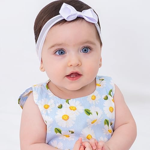 Conjunto de Bebê 3 Peças 2-12 Meses 100% Algodão Roupa Bebê Menina Margarida Tamanho:G (6-12 Meses)