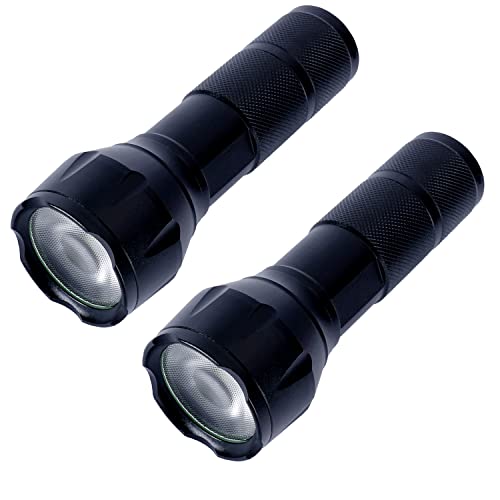 Kunhe 2 Pack Single Mode Flashlights For Kids Cob Led Car Flashlight Set Bright Small Pocket Flashlights Compact 300 Lumens Flash Lights #TOP11