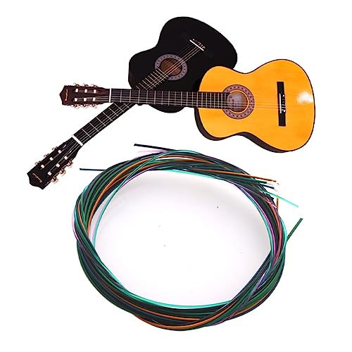 Abaodam 4 Conjuntos acessório guitarra encordoamento violão nylon Acessórios para violão baixo bater