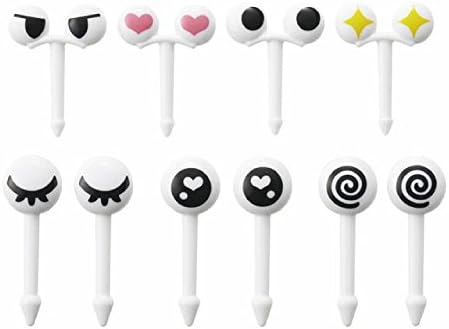 Torune Love Love Eyes Face Food Picks for Bento Box Lunch Box by image 5