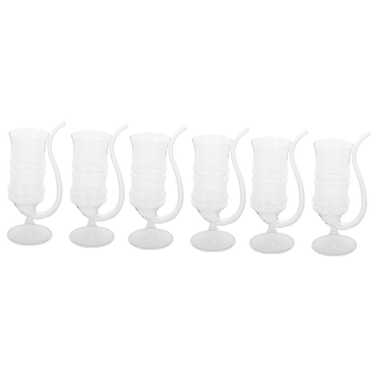 Verres à mojito STOBAZA au design élégant lot de tasses en verre transparent avec pied