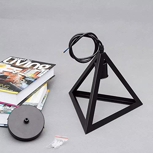 Candelera del alero de la cocina en formato triangular colgante para iluminar barras y mesas 3