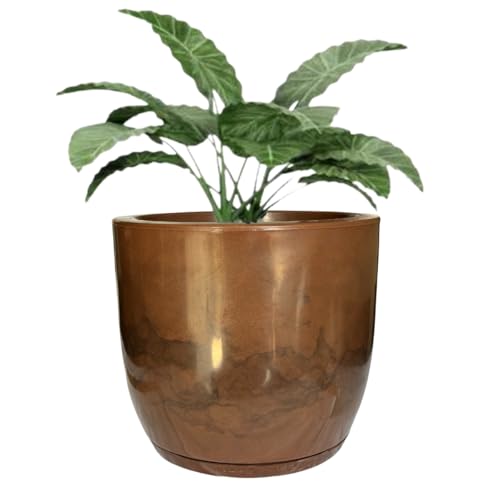 Vaso Grande Cone Liso Polietileno Planta Luxo Jardim Varanda Sala...