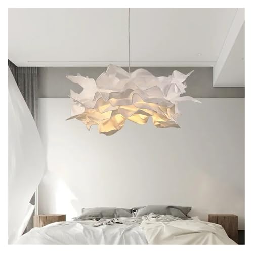 Lustre suspension nuage E27 de 60cm luminaire floral pour salon et chambre