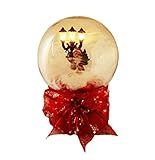 Größe: 19 cm x 14 cm HAAC Schüttelkugel Weihnacht mit Musik Laterne Weihnachtsmann oder Schneemann Größe 19 cm x 14 cm Nikolaus Weihnachten