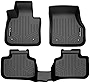 SMARTLINER All Weather Custom Fit Floor Mats 2 Row Liner Set Black Compatible with 2016-2022 BMW X1 / 2018-2022 BMW X2