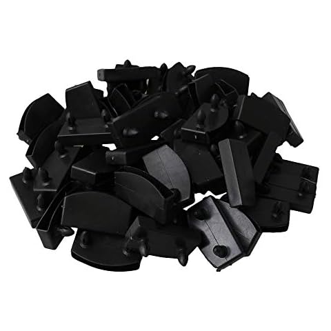 BQLZR Plastic Bed Slat End Caps Holders Replacement for Holding and Securing Wooden Slats Bed Base Pack of 50 Cover