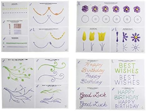 23 Sheets/Set Cake Decorating Practice Board Cream decorating drawings