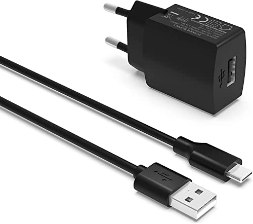 Superer USB Typ-C Ladegerät Passend für Samsung Galaxy Tab A Tab A7 A8 0.1' 8.0' 2019 SM T510 T380 T385 T590 T220 T227 X200 T597 T590 T307 Tablet und mehr Netzteil Ladekabel