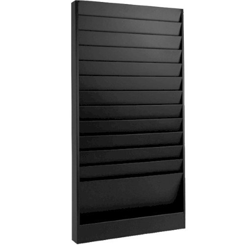 VICS Hawk Model 172L Work Order Rack, Legal-Size, 12 Pocket-Black