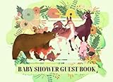 timberland 11066  BABY SHOWER GUEST BOOK: A Woodland Animail Friends Guest Book and Gift Log for Baby Shower (110 pages)