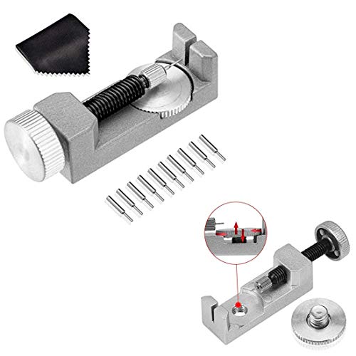 Image of DIY Crafts Pattern No # 9, Repair Tool Kit, Watch Band, Watch Band Adjustment Strap Link Pin Remover Watchmakers 3X Extra Pins Watch Band Sizing Tool Compat (Pattern No # 9, Repair Tool Kit)
