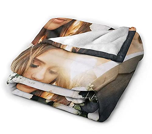 ACCZ Personalisierte Decke 150 * 200CM Fotodecke mit Eigenem Foto und Text,Personalisierte Geschenke Für Geburtstage, Jubiläen Geschenk Für Vater, Mutter, Kinder, Hunde, Freunde Oder Liebhaber