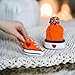Handmade Orange Baby Booties and Beanie Set, Organic Newborn Outfit, Gender Neutral Baby Gift, 0-3 Months, 3-6 Months, 6-9 Months