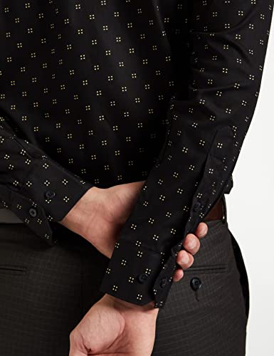 Image of Diverse Men's Cotton Printed Full Sleeve Regular Formal Shirt