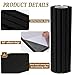 CebraBounze 4-Pack Garage Wall Protector, 14.9”x7.8” Self-Adhesive EVA Foam Bumpers, Black Car Door Edge Guards for Parking, Wall Columns, Poles, Car Door & Bumper Collision Protection