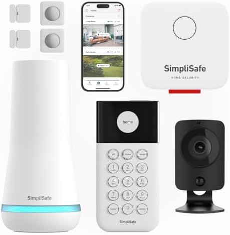 SimpliSafe Home Security System | 8 Piece Home Alarm System with ...