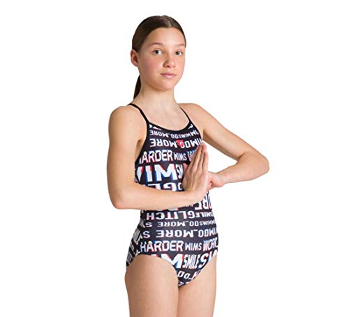 ARENA G Neon Glitch Jr Light Drop Back One Piece L One Piece Niñas
