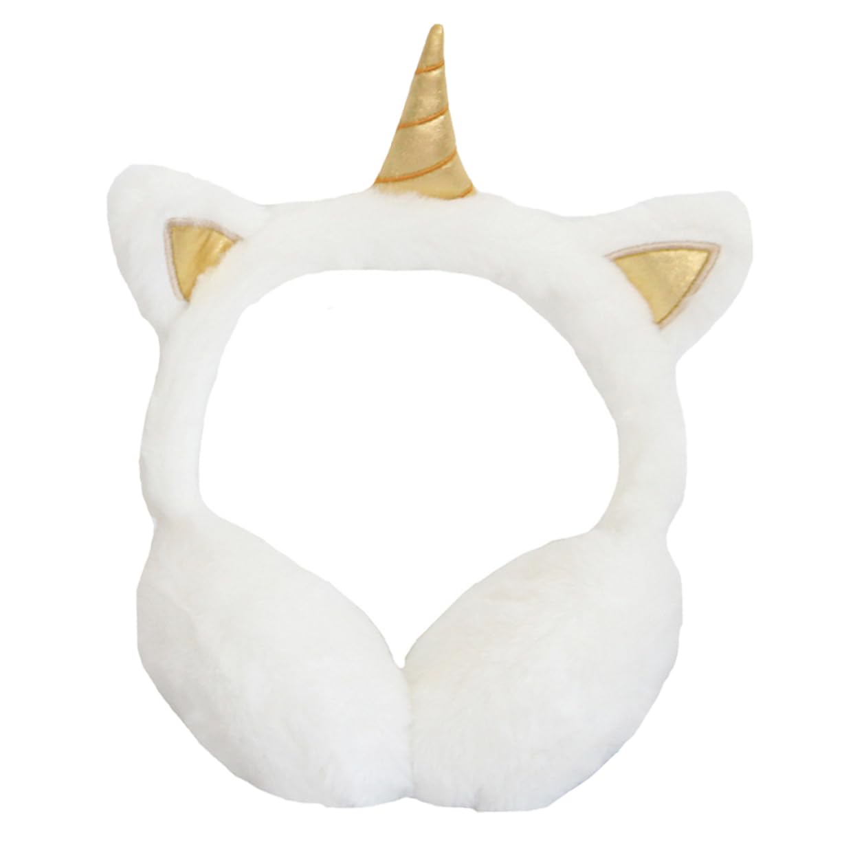TOVINANNA Luxury Unicorn Ear Protection Bag Plush Earmuffs for Winter Comfortable Ear Warmer for Adults Boys and Girls