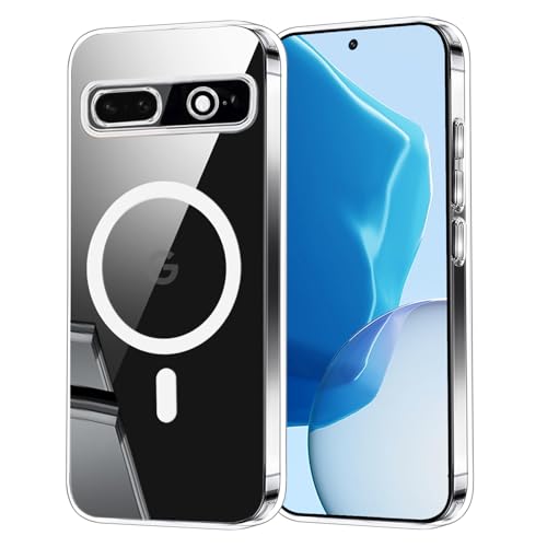 Coqinen Magnetic Mobile Phone Case for Google Pixel 7A 5G Case Compatible with MagSafe