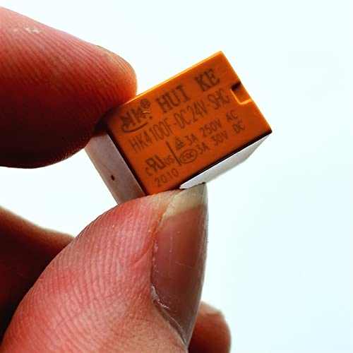 Relé HK4100F-DC5V-SHG de 6 pines mini relé de 3A para placa de circuito impreso electrónica 5 uds 3