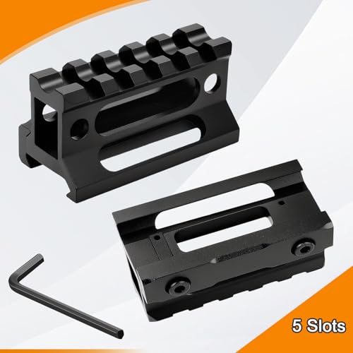 image for PUKESI 5 Slots Picatinny Rail Riser Mount, 1