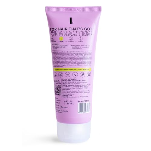 Image of Moxie Beauty Hyaluronic Acid Repairing Shampoo | Deep Hydration & Damage Repair | Sulfate-Free, Frizz-Control Shampoo | For All Hair Types (120 ml)