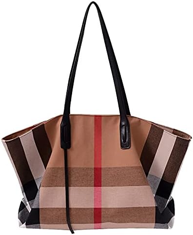 Handbags for Women Canvas Fashion Large Capacity Roomy Bag Ladies Crossbody Purse Fashion Tote Top Handle Satchel 2023