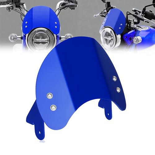 Saute-vent Monkey 125 en aluminium de qualité supérieure anodisé bleu