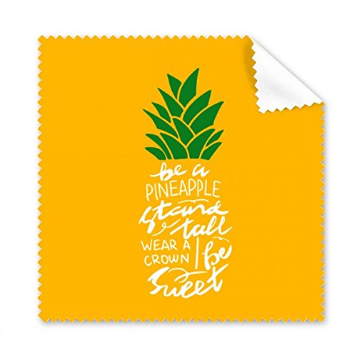 Chiffon lunettes tissu doux ananas pour le bureau et les deplacements