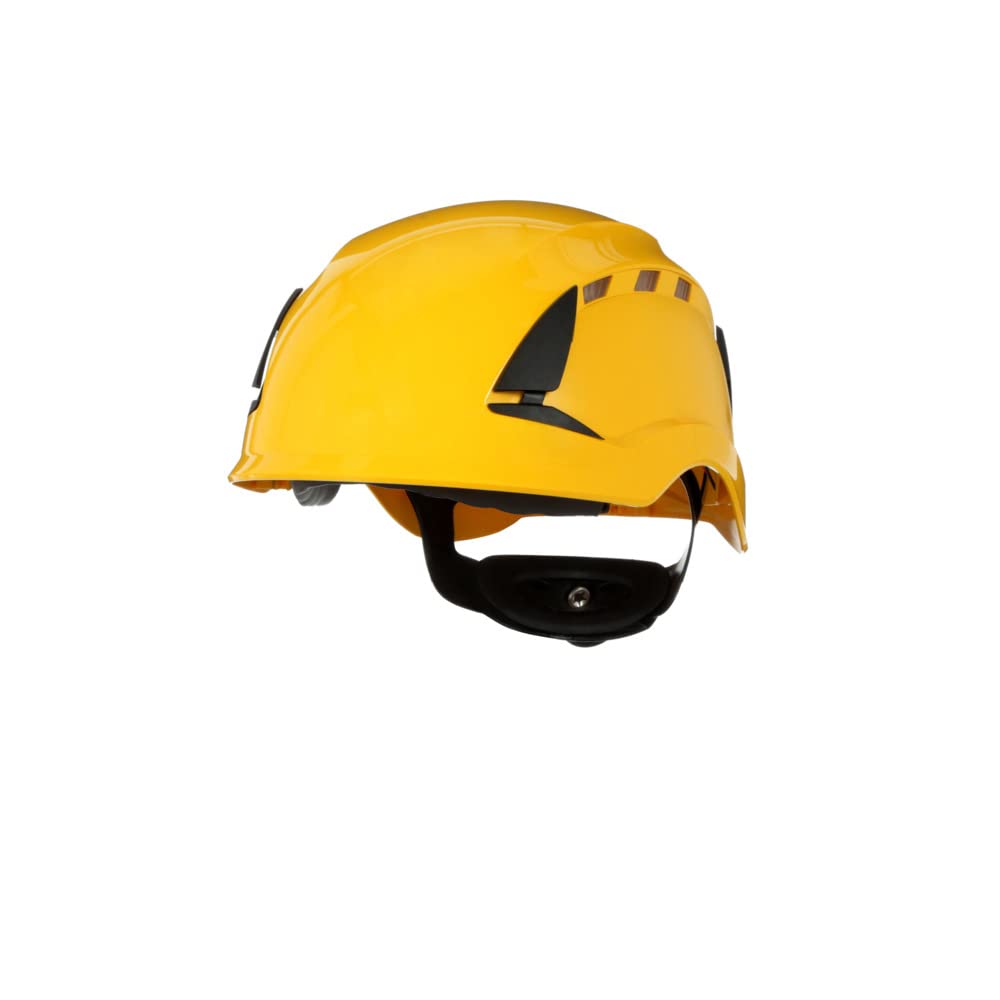 3M SecureFit Casco de protección, X5502V-CE, amarillo, con ventilación, CE