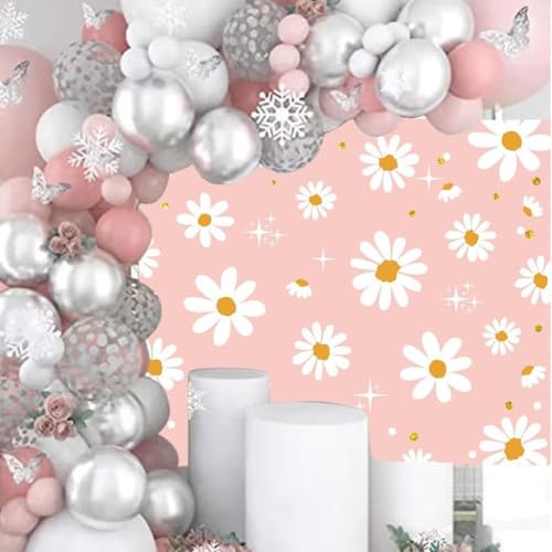 Fondo Fotográfico InMemory Pink Daisy 210x150 cm miniatura 3