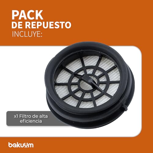 Miniatura 3 de Bakuum Filtro Para Aspirador Escoba Sin Cable Cecotec Conga Rockstar 1500 Ray Pure, 1500 Ray Jalisco, 1500 Ray Ergowet Animal, 1500 Ray Free, 1500 Ray Eternal. Filtro De Alta Eficiencia
