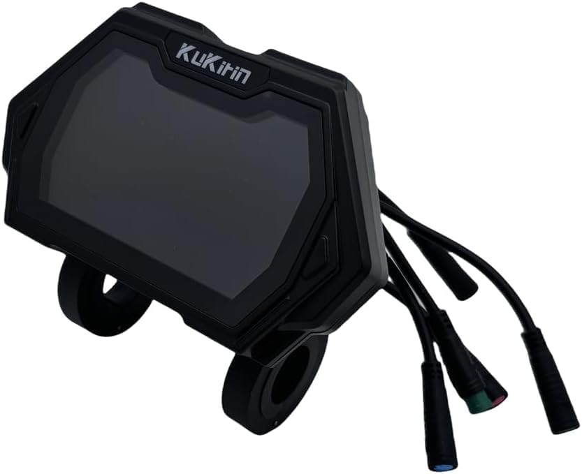 Angled view of the SPEDWHEL TFM13-FEIMI Old dashboard with cables