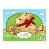 Lindt GOLD BUNNY Milk Chocolate Gift Box, 250 Grams, Easter Gifts for Kids, Chocolate Easter Bunny, Easter Chocolate, Easter Basket, Easter Candy