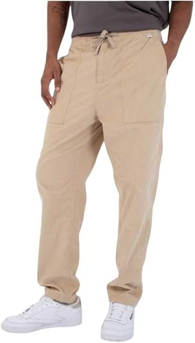 Hurley Pants Men-Baja Pantalones Informales, Avellana, XS para Hombre