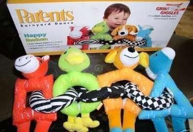 Parents Barnyard Dance Happy Hoedown Crib Toy