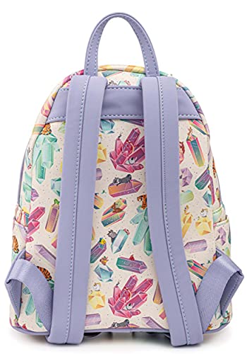 Loungefly Disney Crystal Sidekicks All Over Print Womens Double Strap Shoulder Bag Purse3