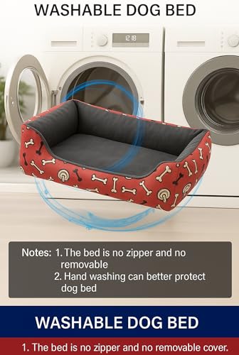 Image of Premium Orthopedic Dog Bed - Large Size, Washable Cover & Anti-Skid Base - Plush Pet Sofa for Dogs & Cats