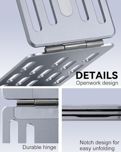 Support de téléphone réglable en métal pour bureau compatible MagSafe - 6