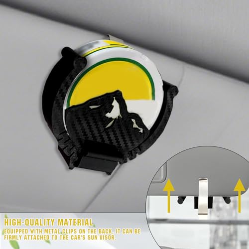 Image of Car Visor Clip Holder for ZYN,Suitable for cans of 2.75 inch*0.78 inch,Universal high-Temperature Resistant Sun Visor Accessories for Bag cansInterior Car Accessories for Organization(Mountain)