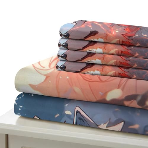 Housse de couette loup 3D 140x200 microfibre lit simple hypoallergénique - 7