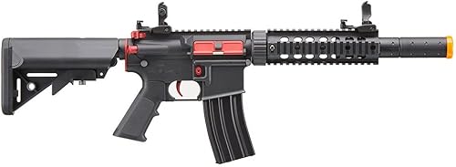Miniatura 2 de Lancer Tactical Gen 2 M4 SD AEG Airsoft polímero de nailon con batería y cargador (alto fpsfps bajos)