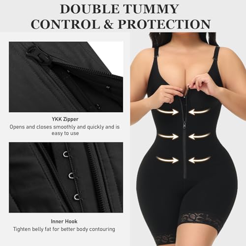 M MYODRESS Fajas Colombianas Moldeadora Tummy Control Faja Body Shaper Post Surgery Compression Garment Butt Lifter Shapewear3