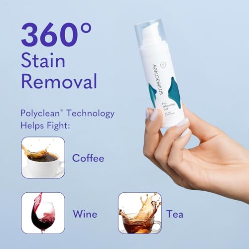 image for Smileactives Teeth Whitening Gel, Clinical-Grade Hydrogen Peroxide for