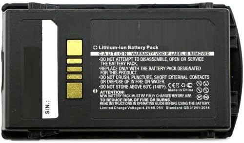 CoreParts Sparepart Battery 19.24Wh Li-Polymer 3.7V 5200mAh Black for Zebra, 82-000012-01, BTRY-MC32-01-01, BTRY (3.7V 5200mAh Black for Zebra & Motorolla)