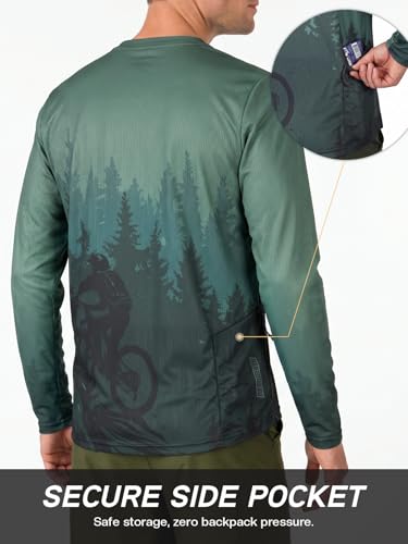 BERGRISAR Men's Mountain Bike Jersey