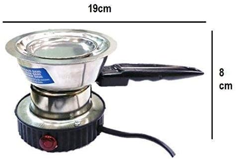 T4G Electric Dhoop Dani Steel Kapoor Dani Camphor Incense Burner