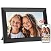Frameo 10.1 Inch WiFi Digital Picture Frame, Smart Cloud Electronic Photo Frame with HD IPS Touch Screen Slideshow 32GB Memory Auto-Rotate Wall Mount, Share Photos/Videos from Phone by Frameo App