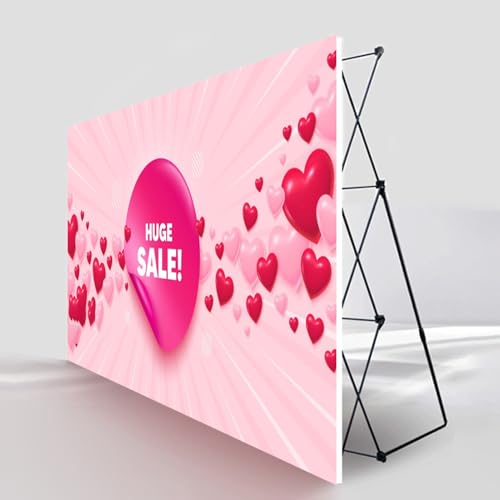 Stand d'exposition pour salon professionnel pliable et portable de 2,3 m